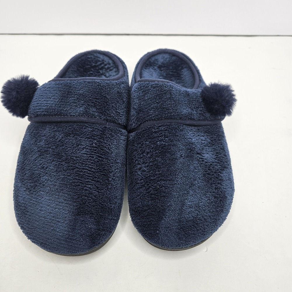 Vionic Emily Slippers Blue Size 7 Podiatrist Designed Heel To Toe 10.5" - Picture 2 of 12